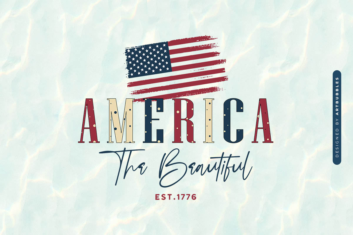 America the Beautiful Est - 4th of July PNG Image.jpg