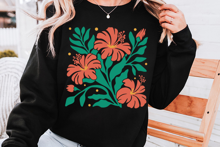 Abstract Hibiscus Flower Cut File SVG Sweatshirt Mockup Image.jpg