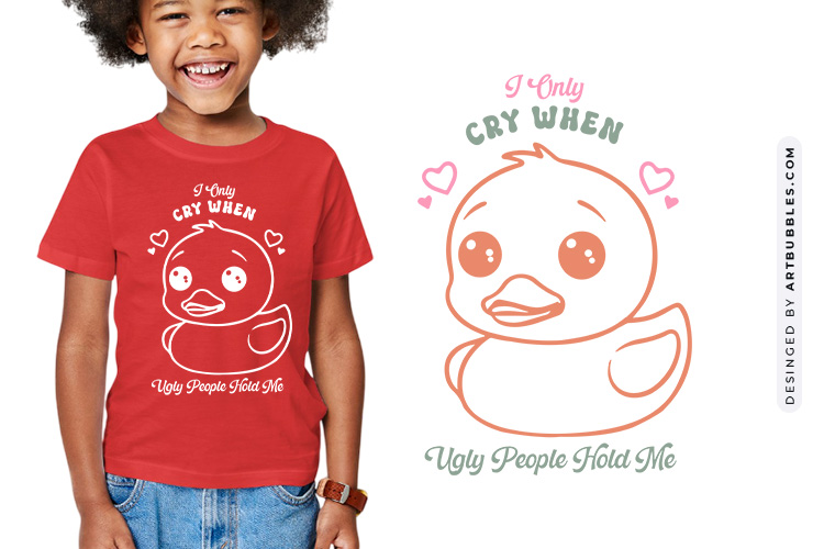 I Only Cry When Ugly People Hold Me - Funny Baby SVG Image.jpg