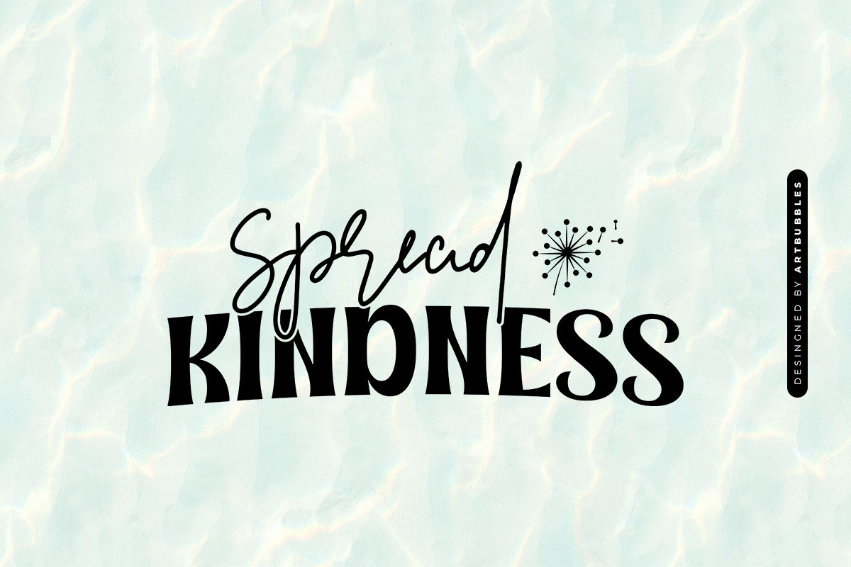 Spread Kindness - Dandelion SVG Cut File Image.jpg