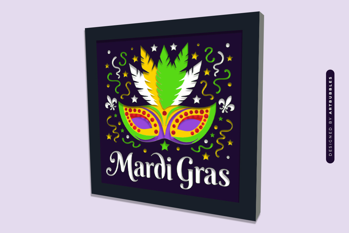 Layered Mardi Gras Mask Shadow Box SVG Image 2.jpg