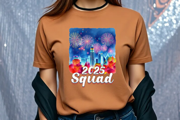Happy New Years Sublimation - 2025 Squad Tshirt Mockup Image.jpg