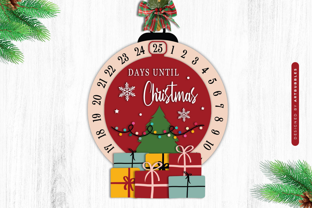 Laser Cut Christmas Countdown SVG Bundle Image 6.jpg