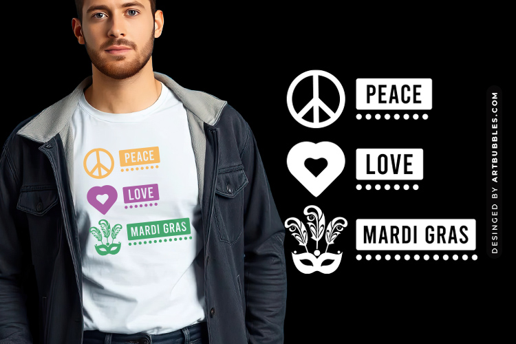 Peace Love Mardi Gras SVG Cricut Image.jpg