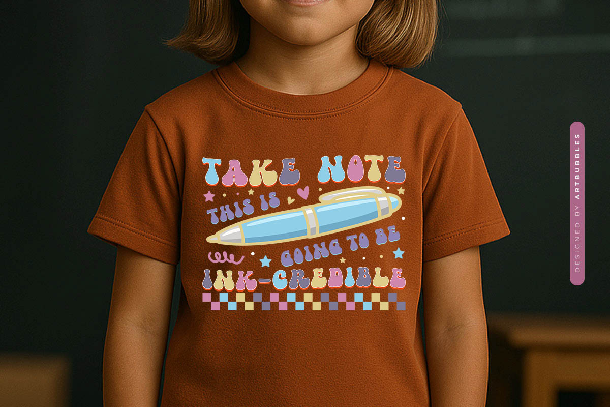 This is Going to be Ink-Credible - Back to School PNG T-shirt Mockup Image.jpg