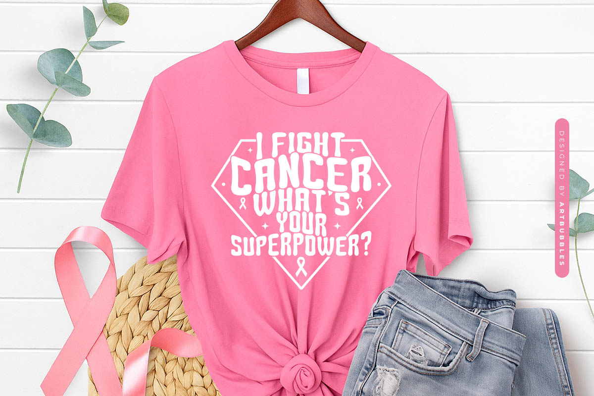 I Fight Cancer What's Your Superpower Retro SVG Shirt Mockup Image.jpg