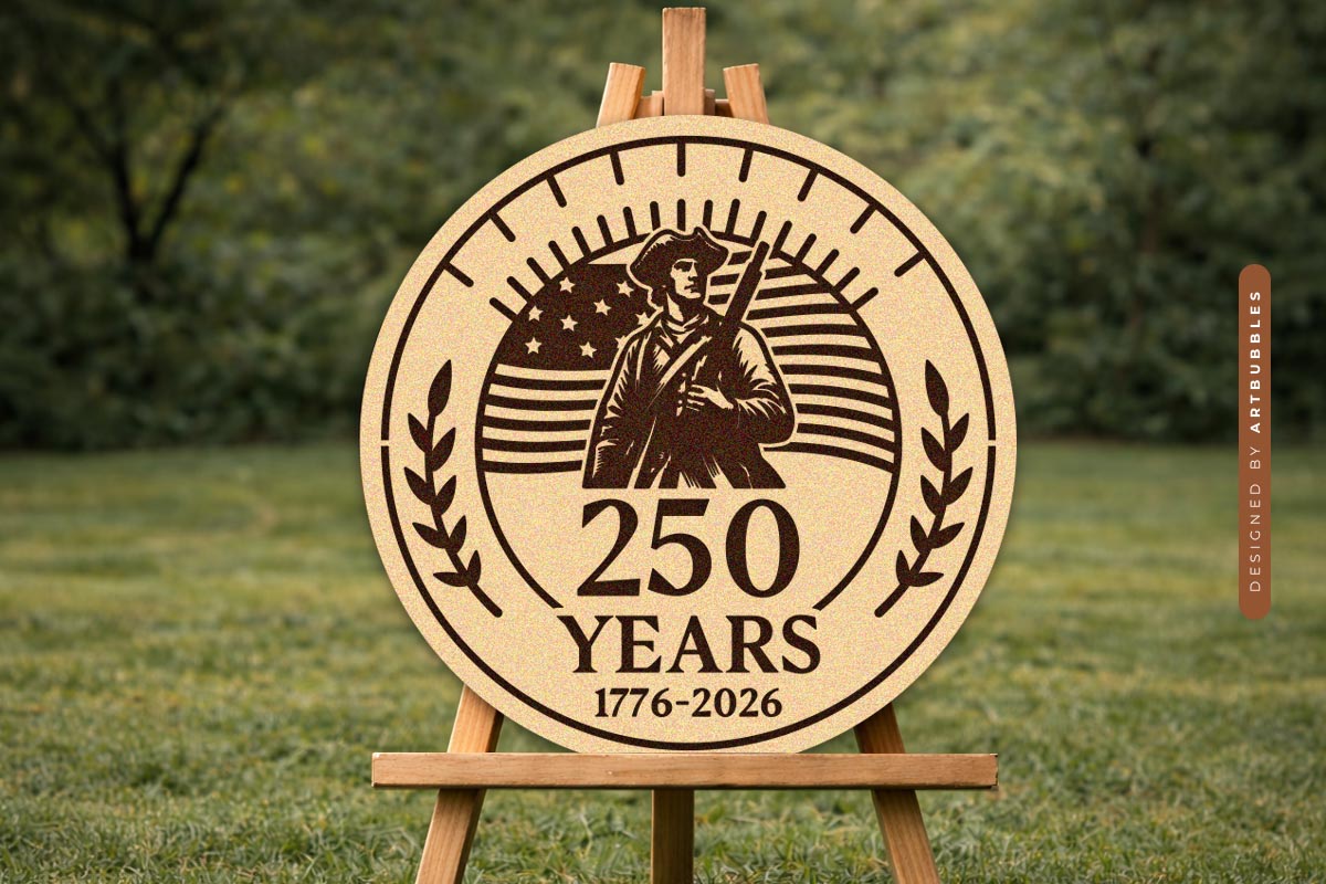 250 Years of America Solder SVG Vector