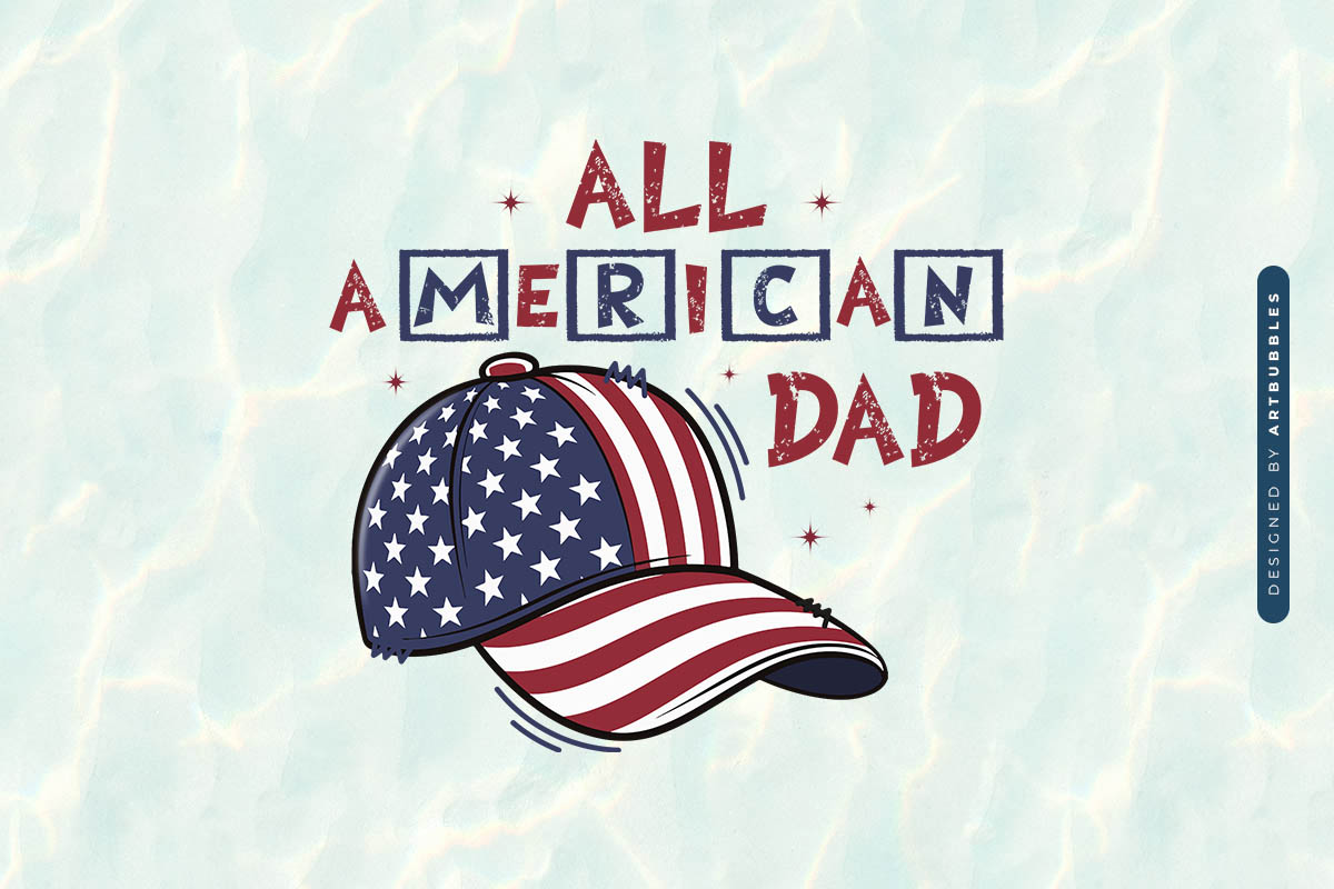 All American Dad - 4th of July Sublimation PNG Image.jpg