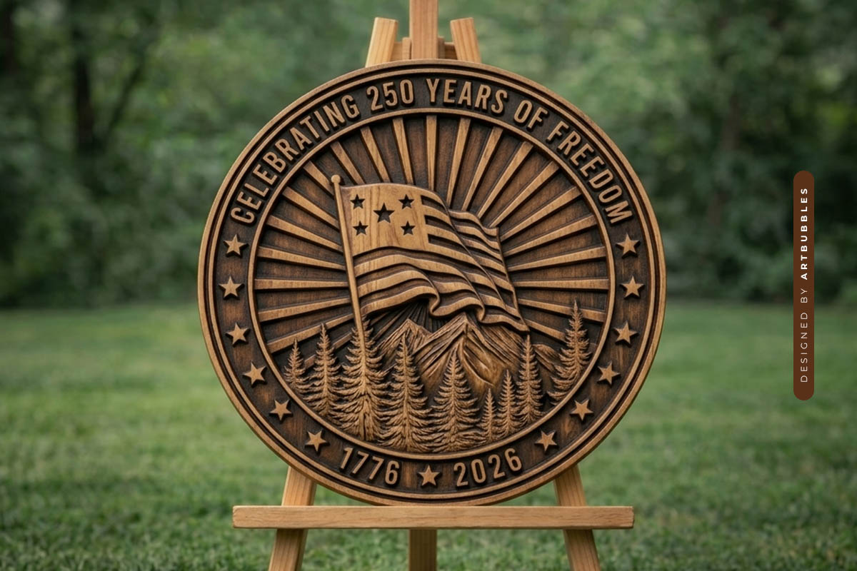 Usa 250th Anniversary Laser Cut File SVG Image.jpg