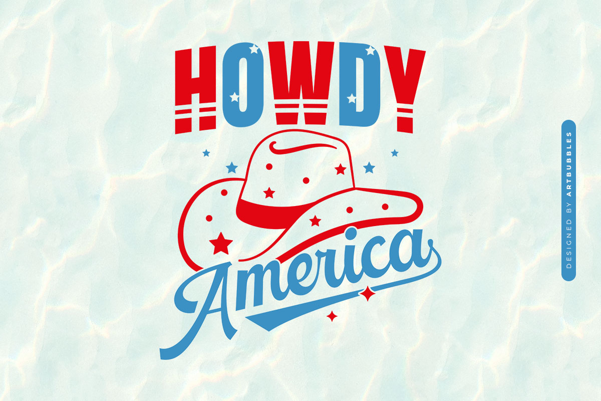 Howdy America - Cute 4th of July SVG Image.jpg