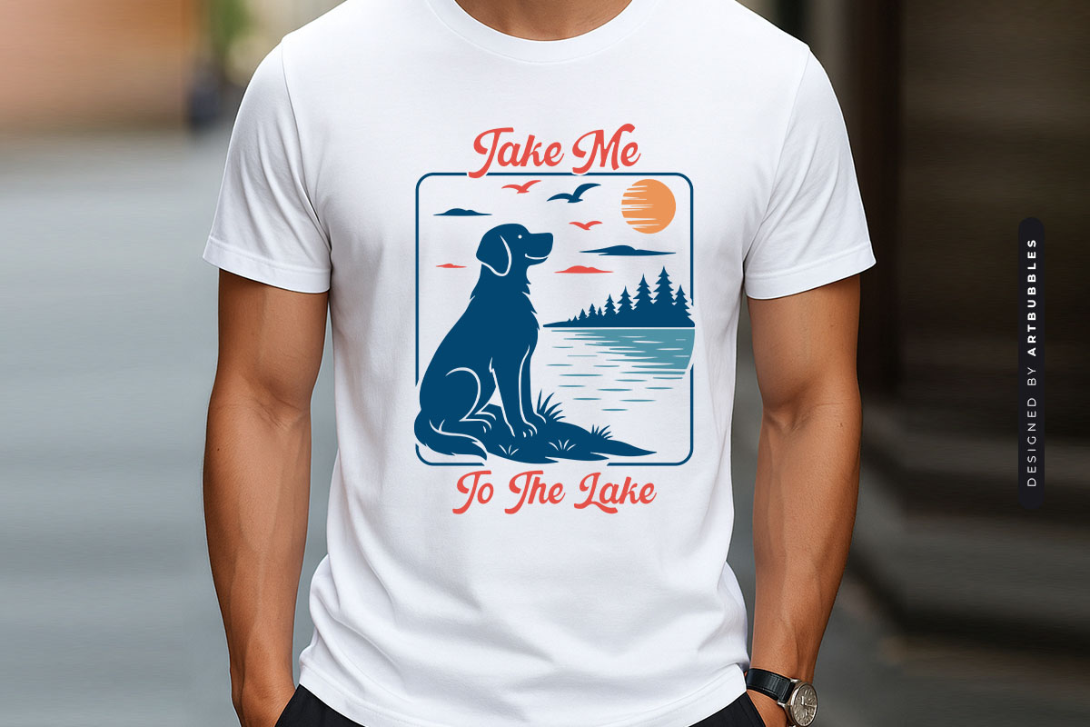 Take Me to the Lake SVG PNG t-shirt Mockup Image.jpg