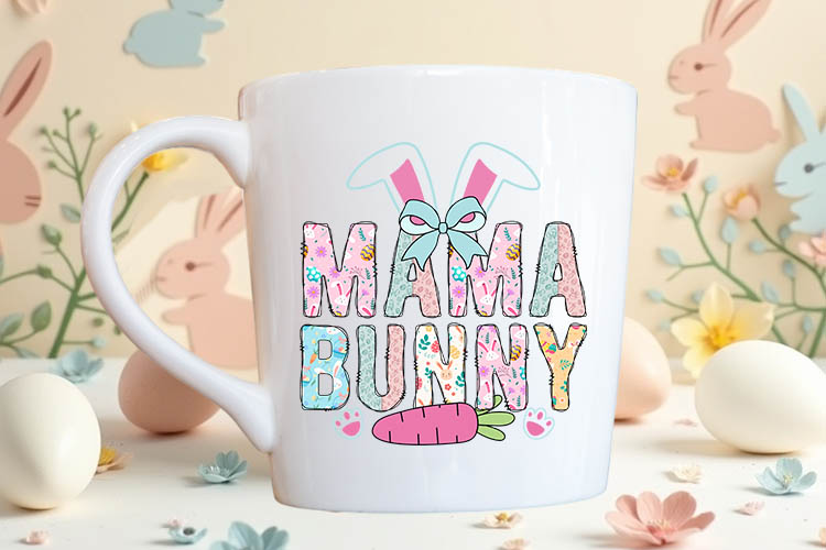 Mama Bunny - Easter Coquette Sublimation Mug Mockup Image.jpg