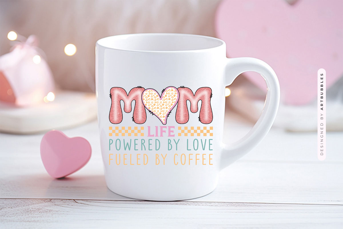 Mom Life - Mothers Day Sublimation PNG Design Mug Mockup Image.jpg
