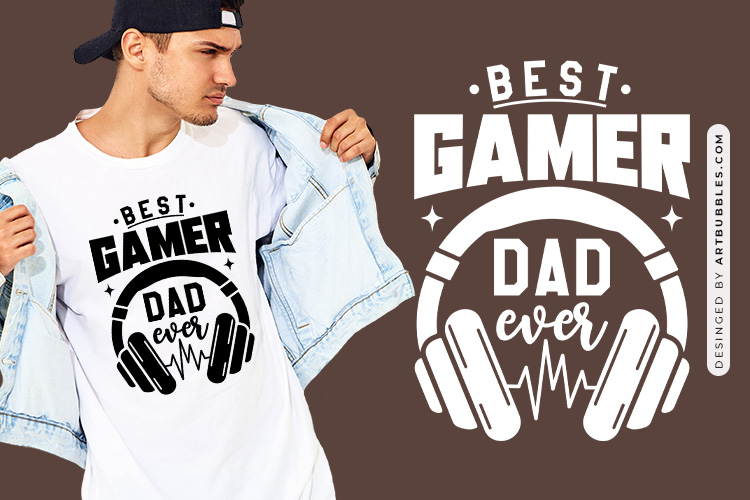 Best Gamer Dad Ever - Gaming SVG File Image.jpg