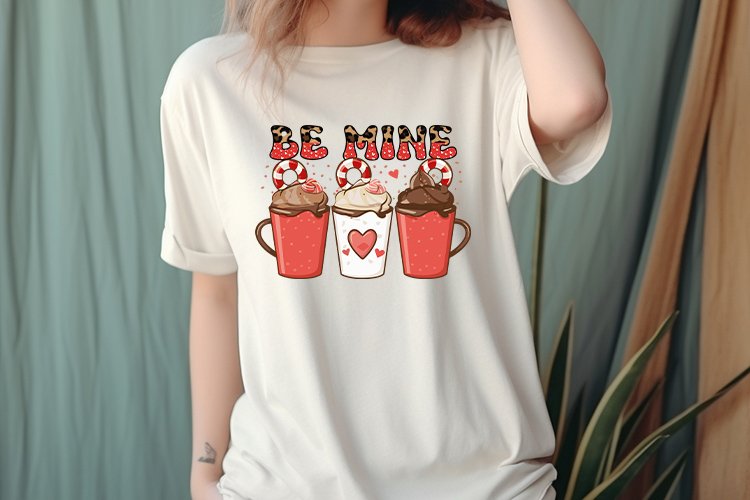 Be Mine - Coffee Valentine's Day Sublimation preview 02.jpg