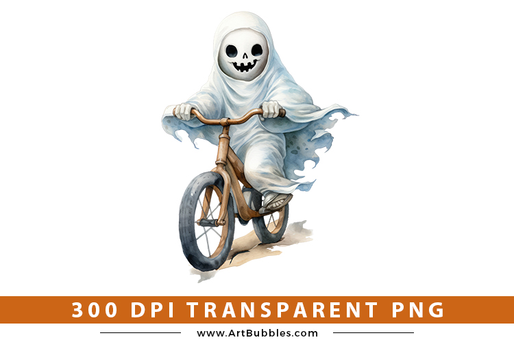 Cute Baby Spooky Ghost PNG Clipart