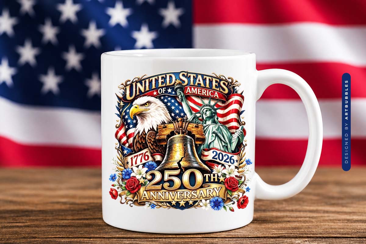 United States of America 250th Anniversary PNG Mug Mockup Image.jpg
