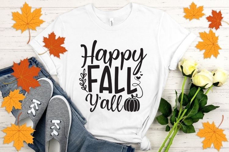 Happy Fall Y'all SVG Cut File Tshirt Mockup Image.jpg