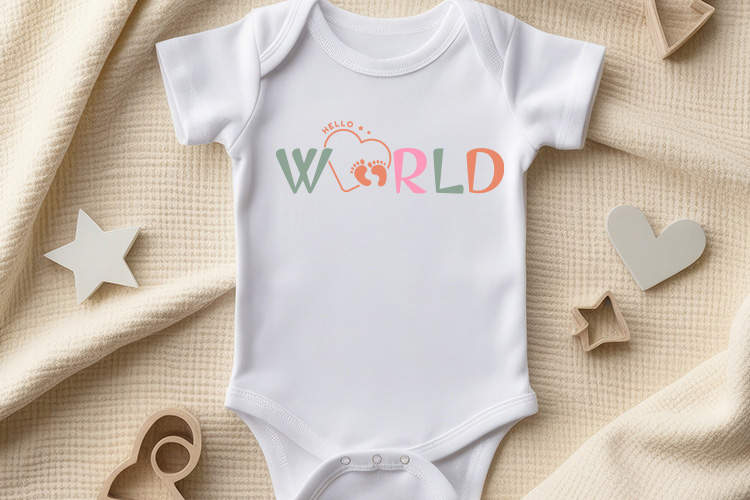 Hello World - Newborn Baby SVG Graphic Onesie Mockup Image.jpg