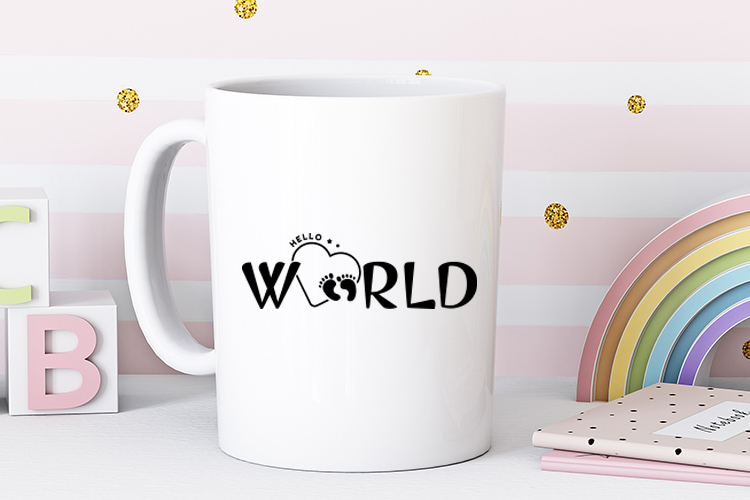 Hello World - Newborn Baby SVG Graphic Mug Mockup Image.jpg