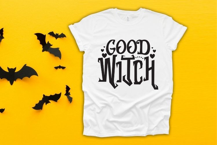 Good Witch - Halloween SVG Vector Tshirt Mockup Image.jpg