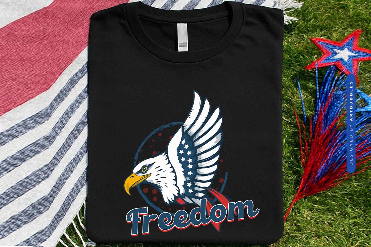 Freedom - 4th of July Sublimation Design