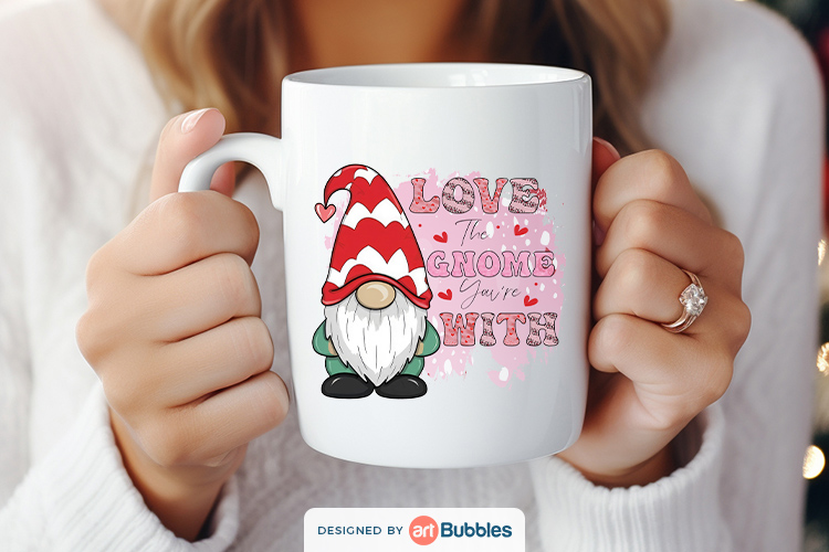 Love the Gnome You're With PNG - Valentine's Day Gnomes Preview 04.jpg