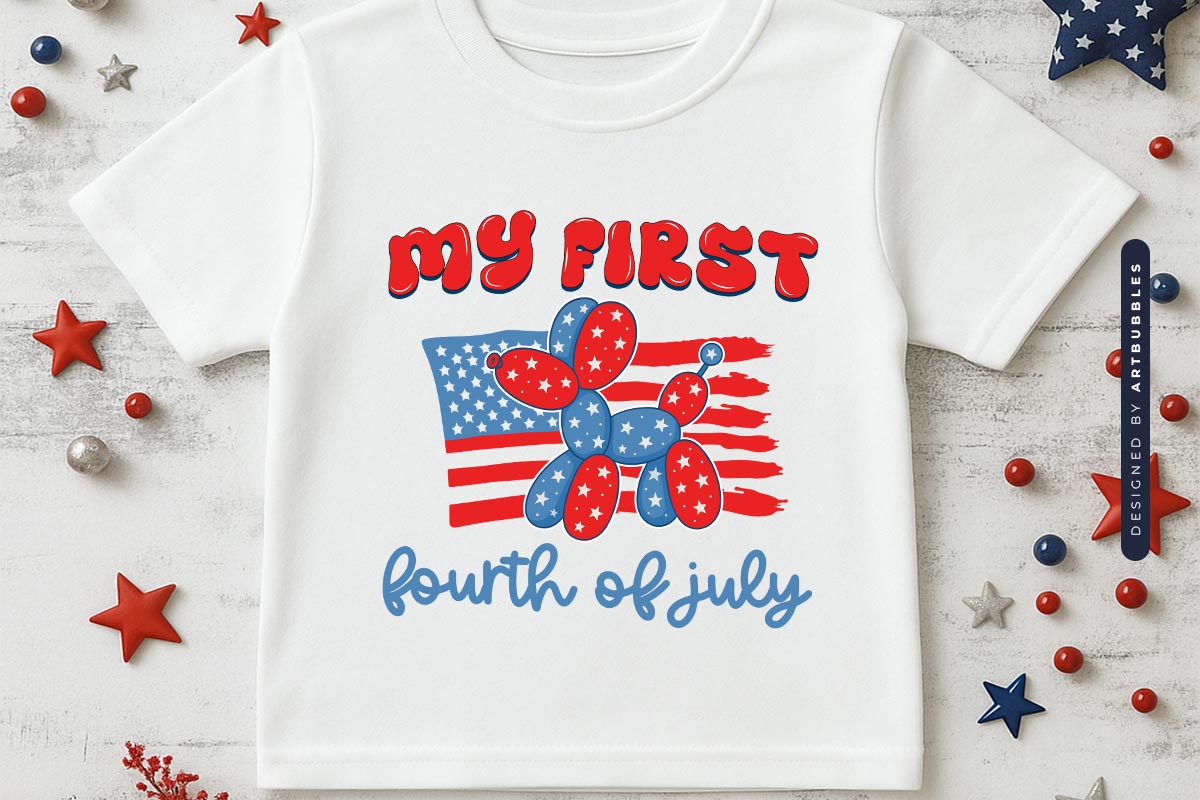 My First Fourth of July Sublimation Tshirt Mockup Image.jpg