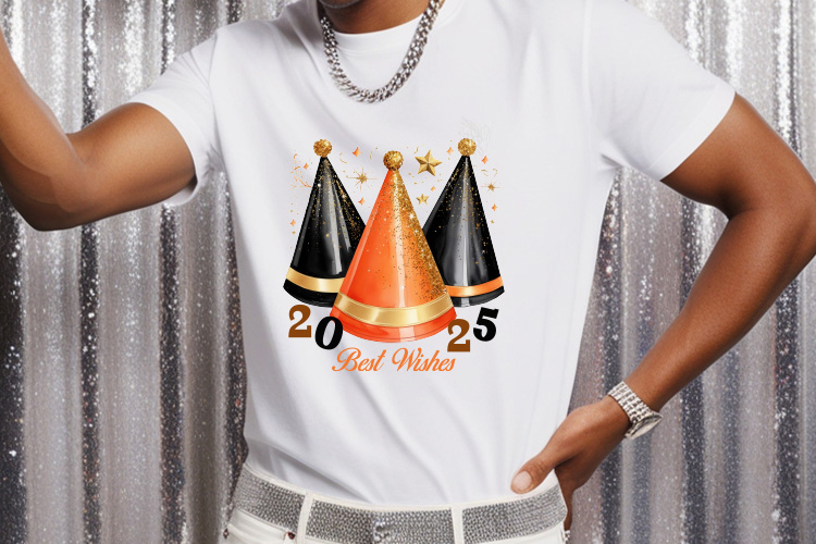 Best Wishes 2025 - New Years Eve Sublimation Tshirt Mockup Image.jpg