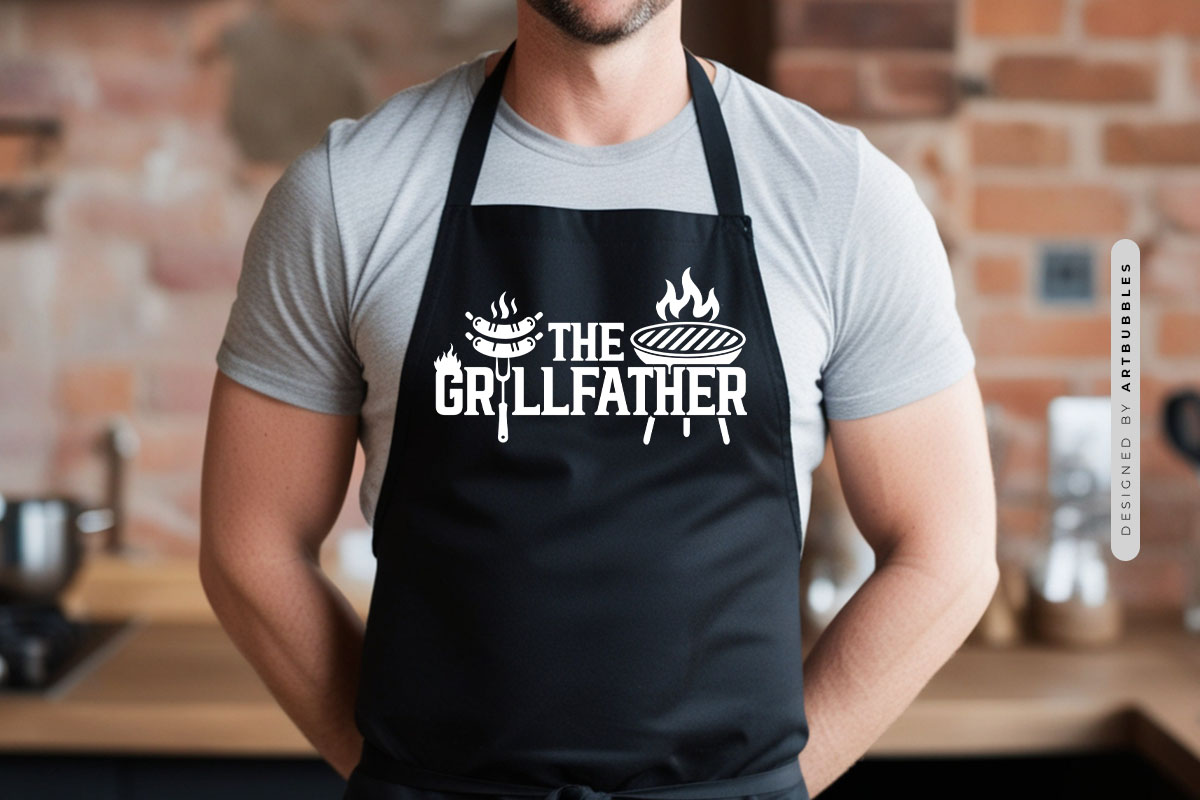 The Grillfather SVG Design Apron Mockup Image.jpg