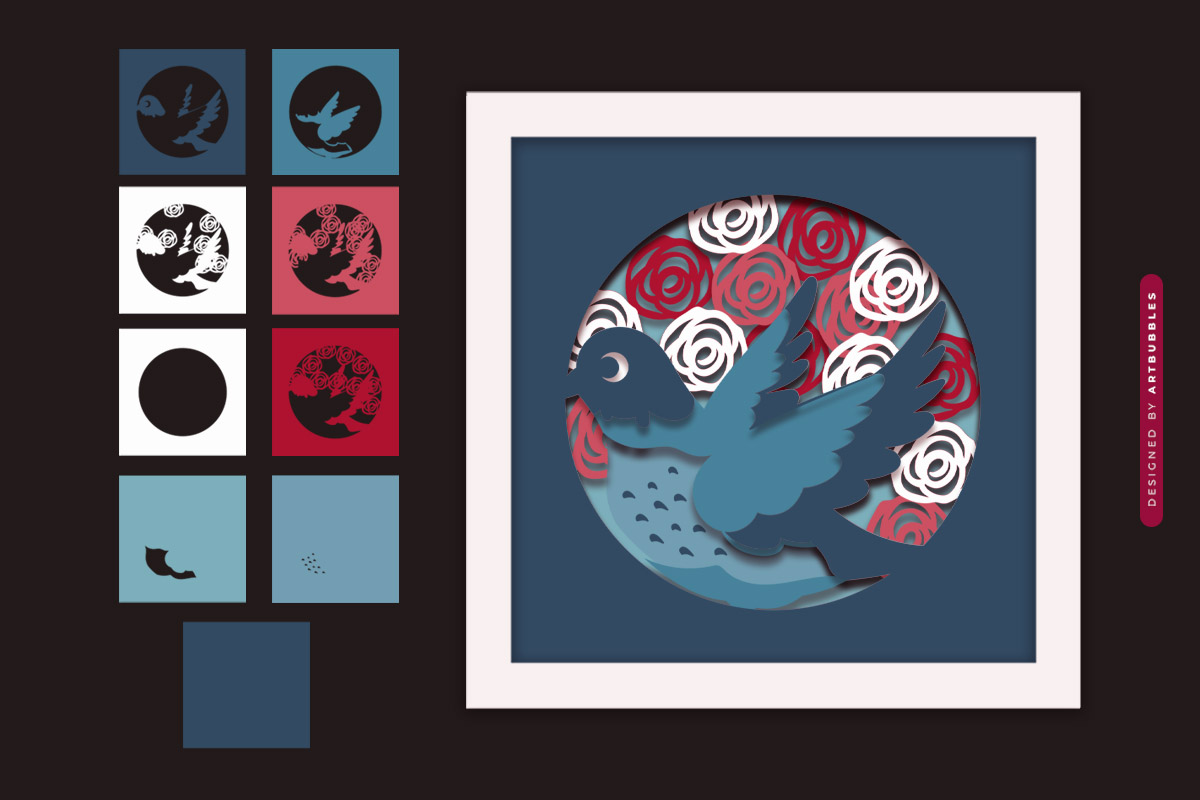 Valentines Day Shadow Box SVG Bundle Image 6.jpg