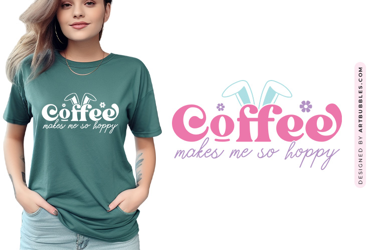 Coffee Makes Me So Hoppy - Funny Easter SVG image.jpg