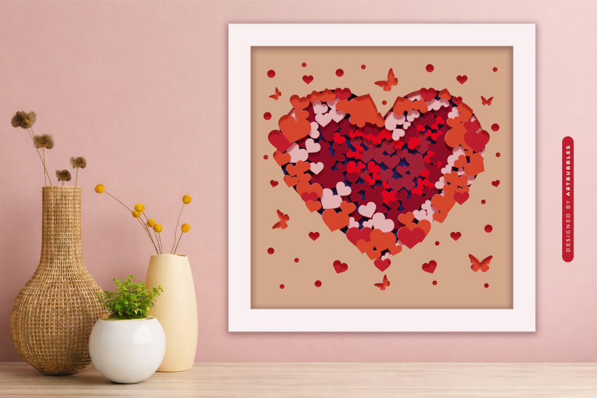 Valentine Layered Heart Shadow Box SVG Image 4.jpg