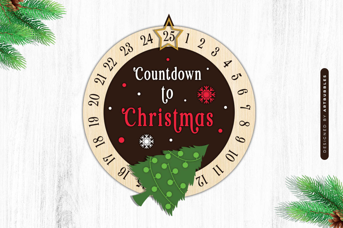 Laser Cut Countdown to Christmas SVG Image 2.jpg