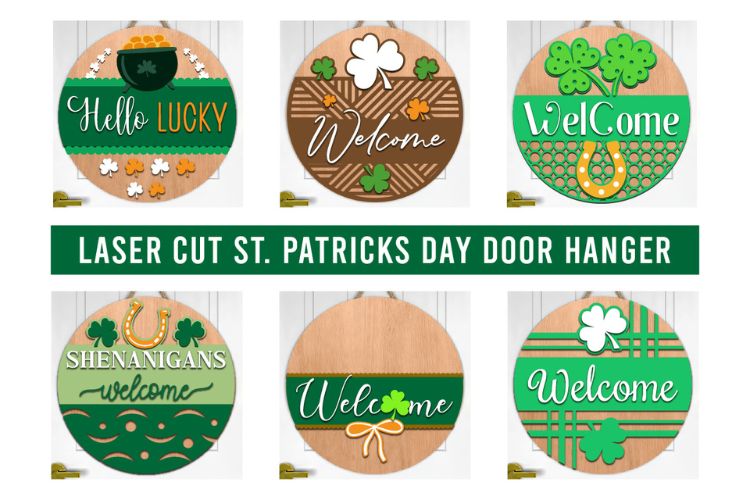 St Patrick's Day Welcome Sign SVG Bundle