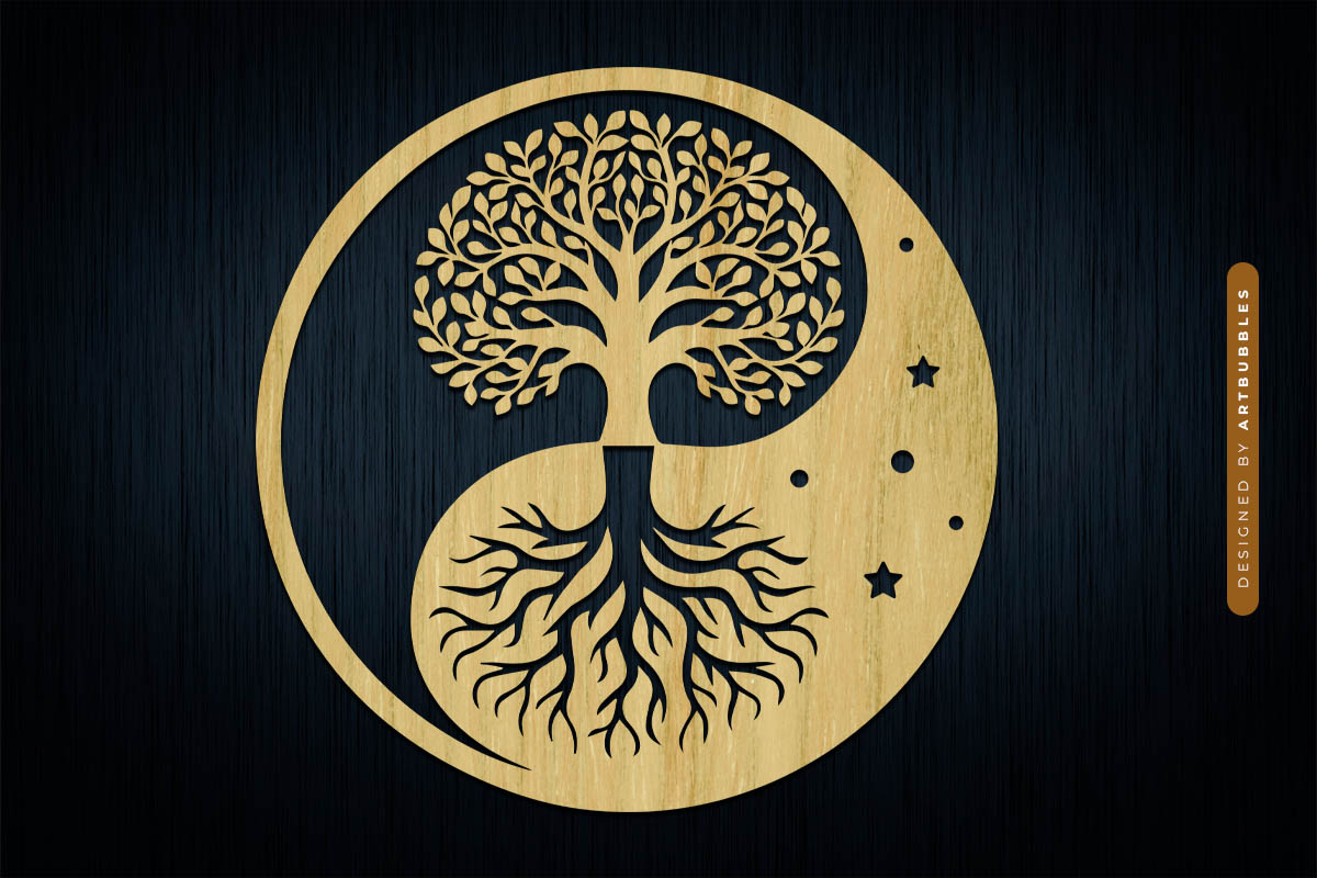 Family Tree of Life SVG Laser Cutting File Image 2.jpg