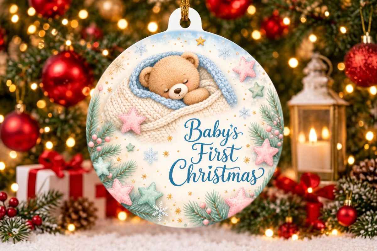 Baby's First Christmas Ornaments PNG Bundle Image 5.jpg