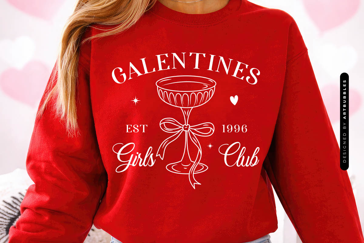 Galentine's Girls Club SVG Vector