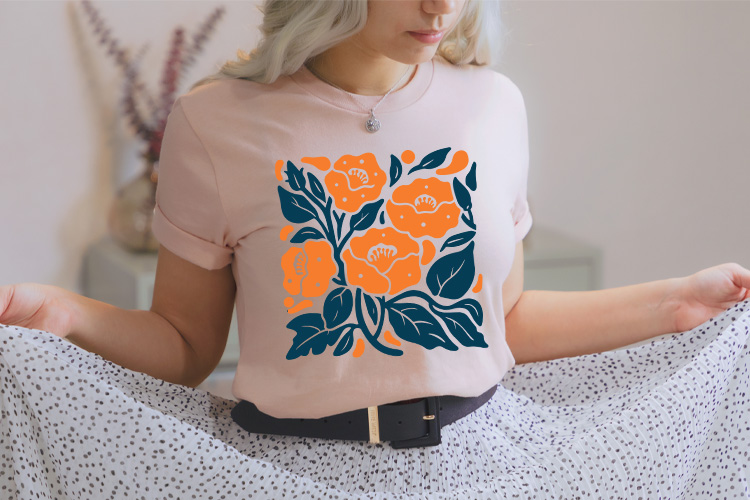 Abstract Shape Flower Design SVG Tshirt Mockup Image.jpg
