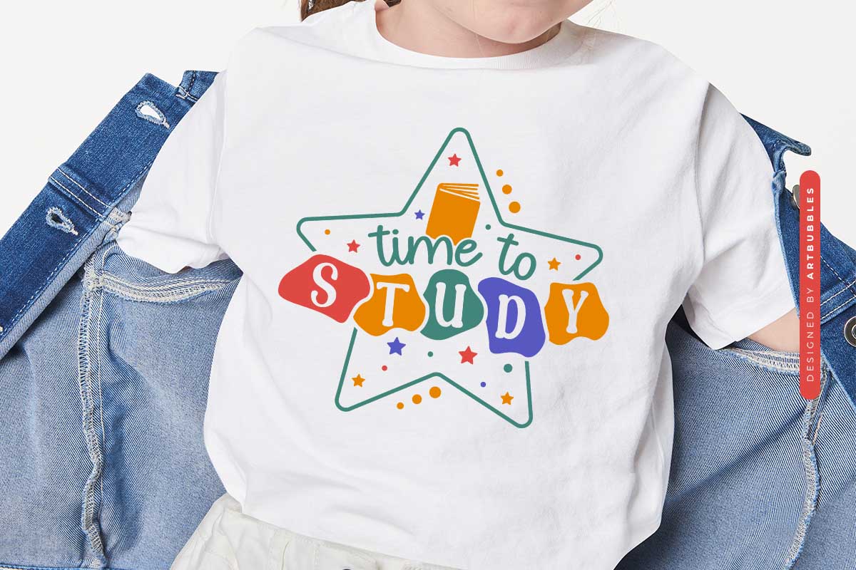 Time to Study - Back to School Vector SVG