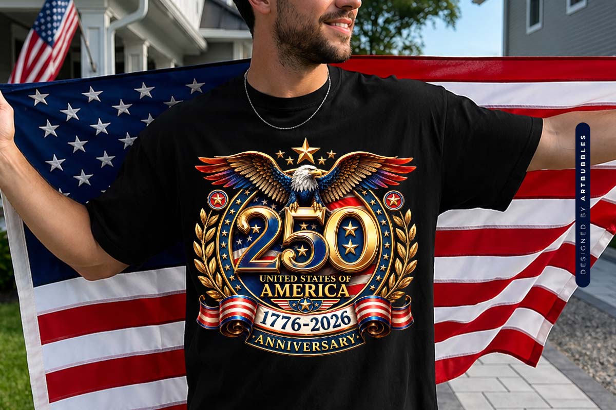 250th United States of America Anniversary PNG Shirt Mockup Image.jpg