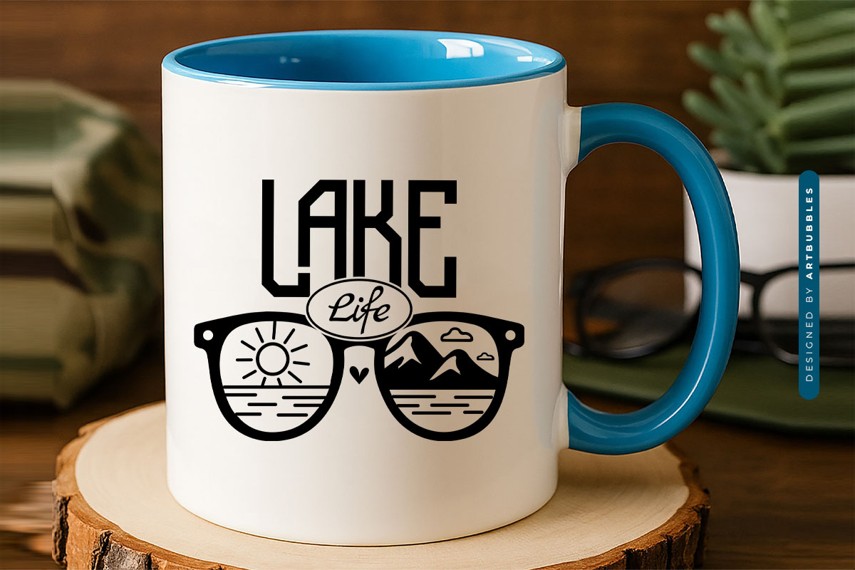 Lake Life Design SVG, DXF, EPS, PNG Mug Mockup Image.jpg