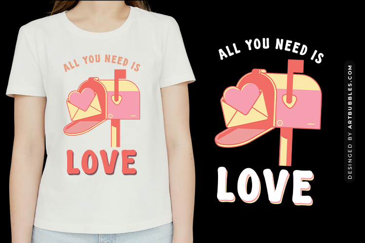 All You Need Is Love - Retro Valentines Sublimation