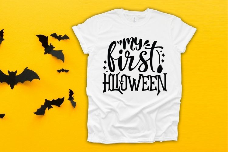 My First Halloween SVG File Shirt Mockup Image.jpg