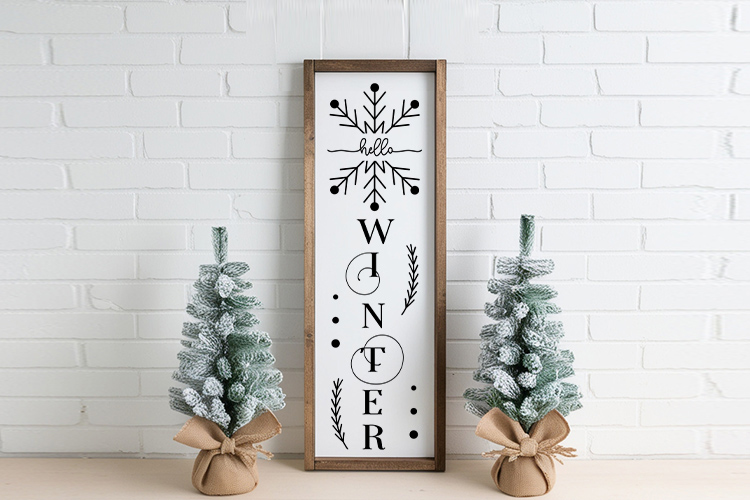 Hello Winter Porch Sign SVG Cut File Image 2.jpg