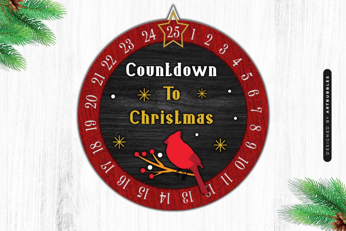 Red Cardinal Countdown to Christmas SVG Image 2.jpg