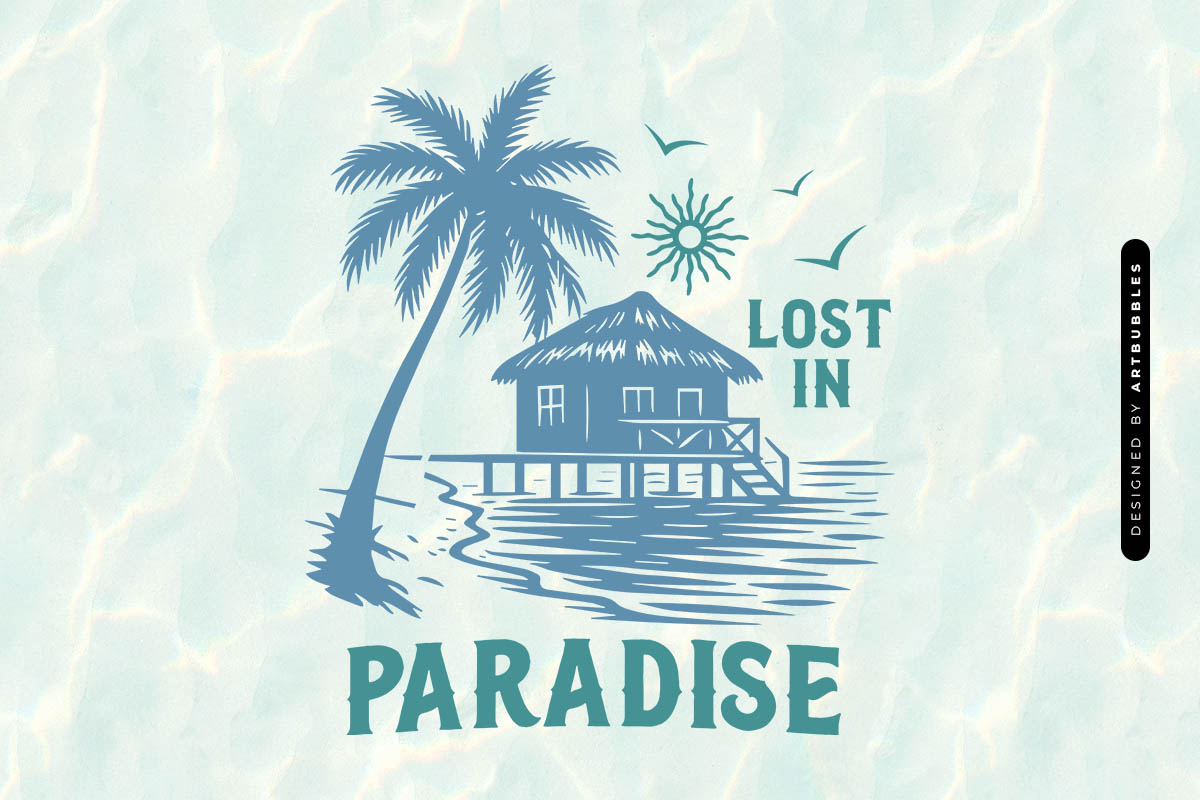 Lost in Paradise - Summer Vacation SVG Image.jpg