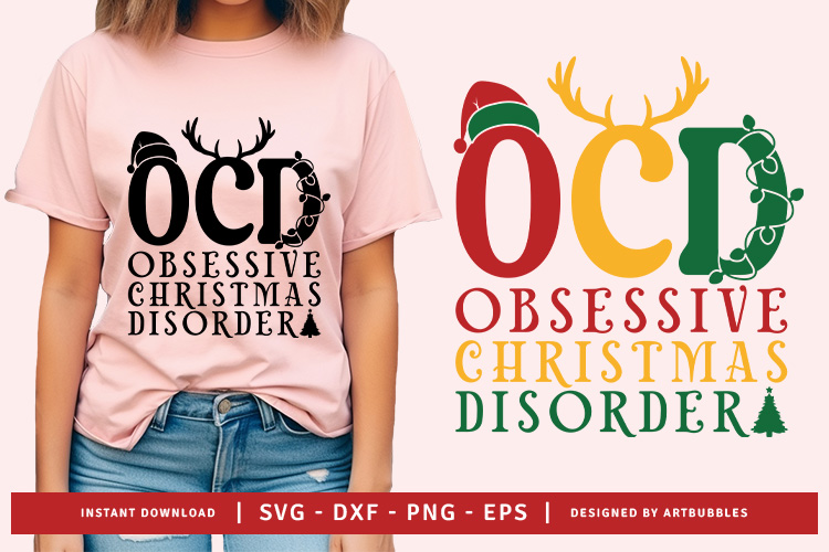 OCD Obsessive Christmas Disorder SVG Free Image.jpg