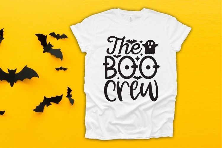 The Boo Crew - Halloween SVG Vector Tshirt Mockup Image.jpg