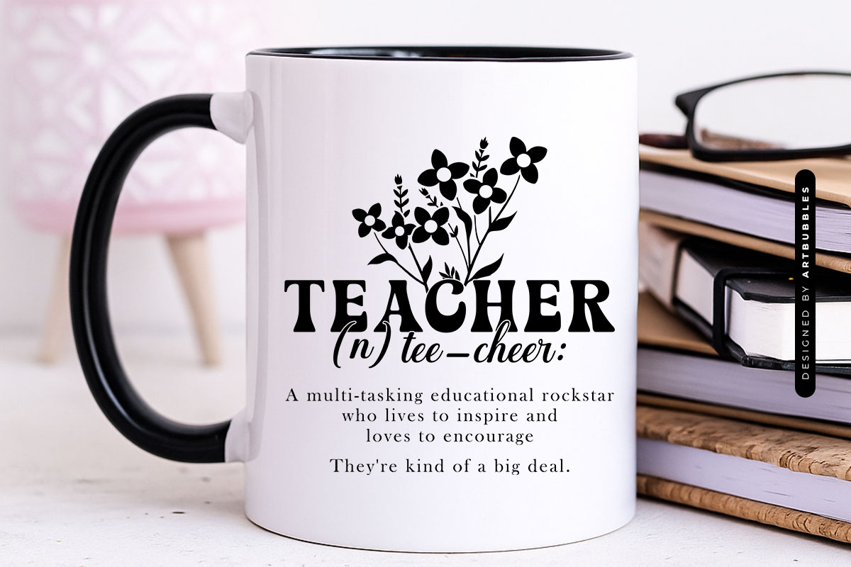 Floral Retro Teacher Definition SVG Mug Mockup Image.jpg